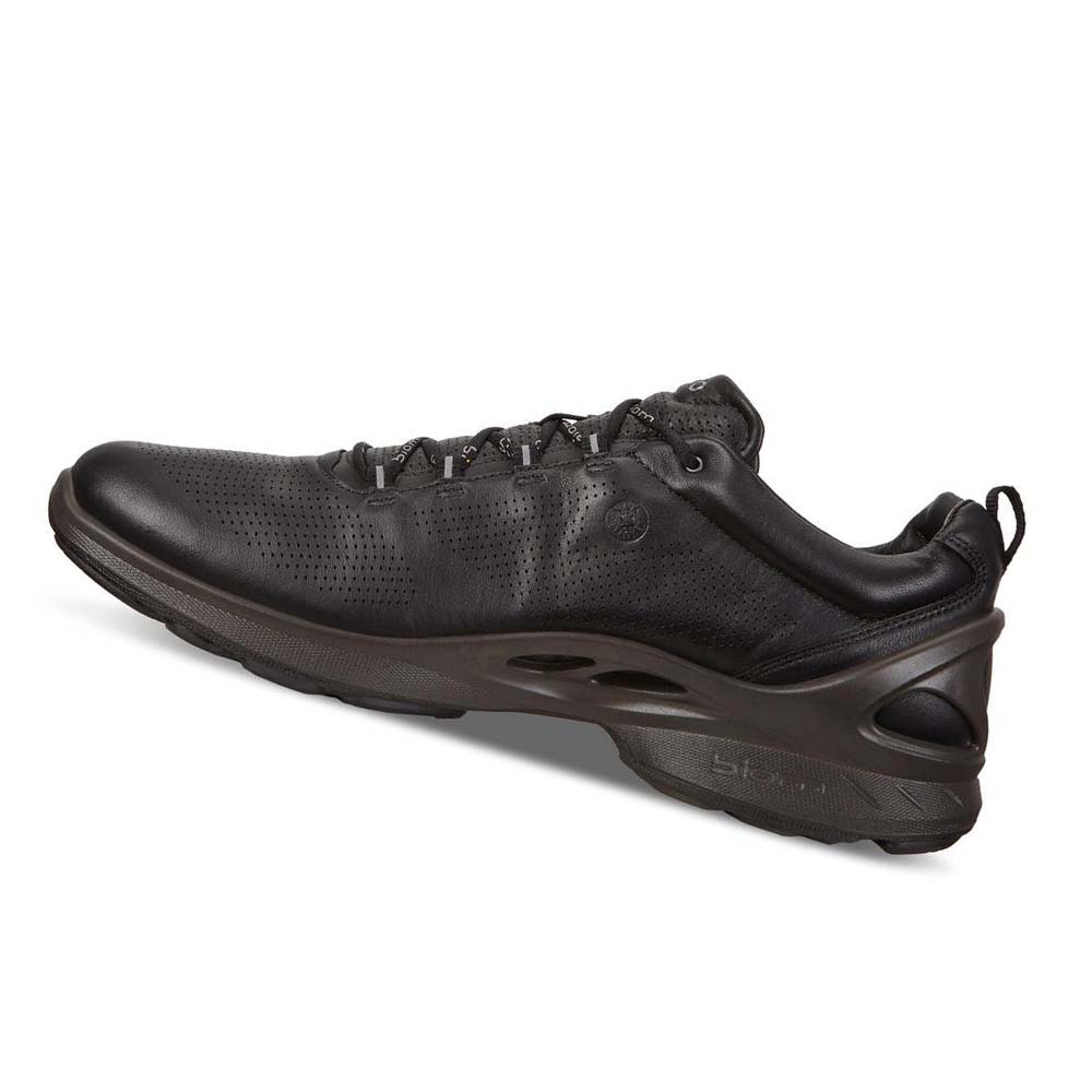 Men's Ecco Biom Fjuel Train Sneakers Black | USA 608EBC